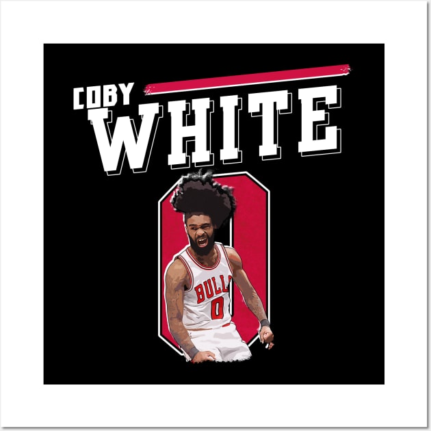 Coby White Wall Art by WYATB Art